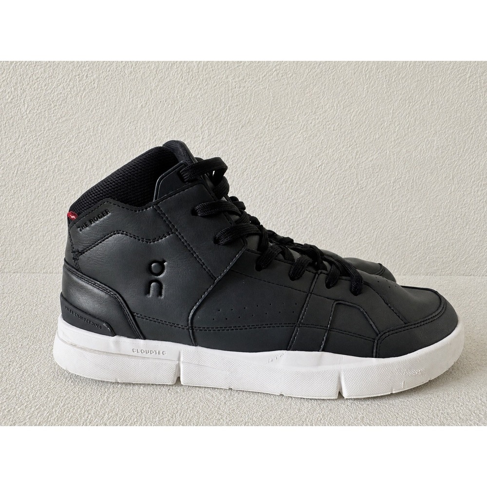 ON The Roger Clubhouse Mid Black Men's Shoes 11.5